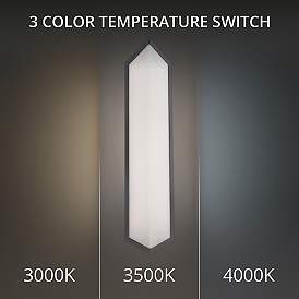 Image5 of Corte 24"H x 5.5"W 1-Light Outdoor Wall Light in Black more views