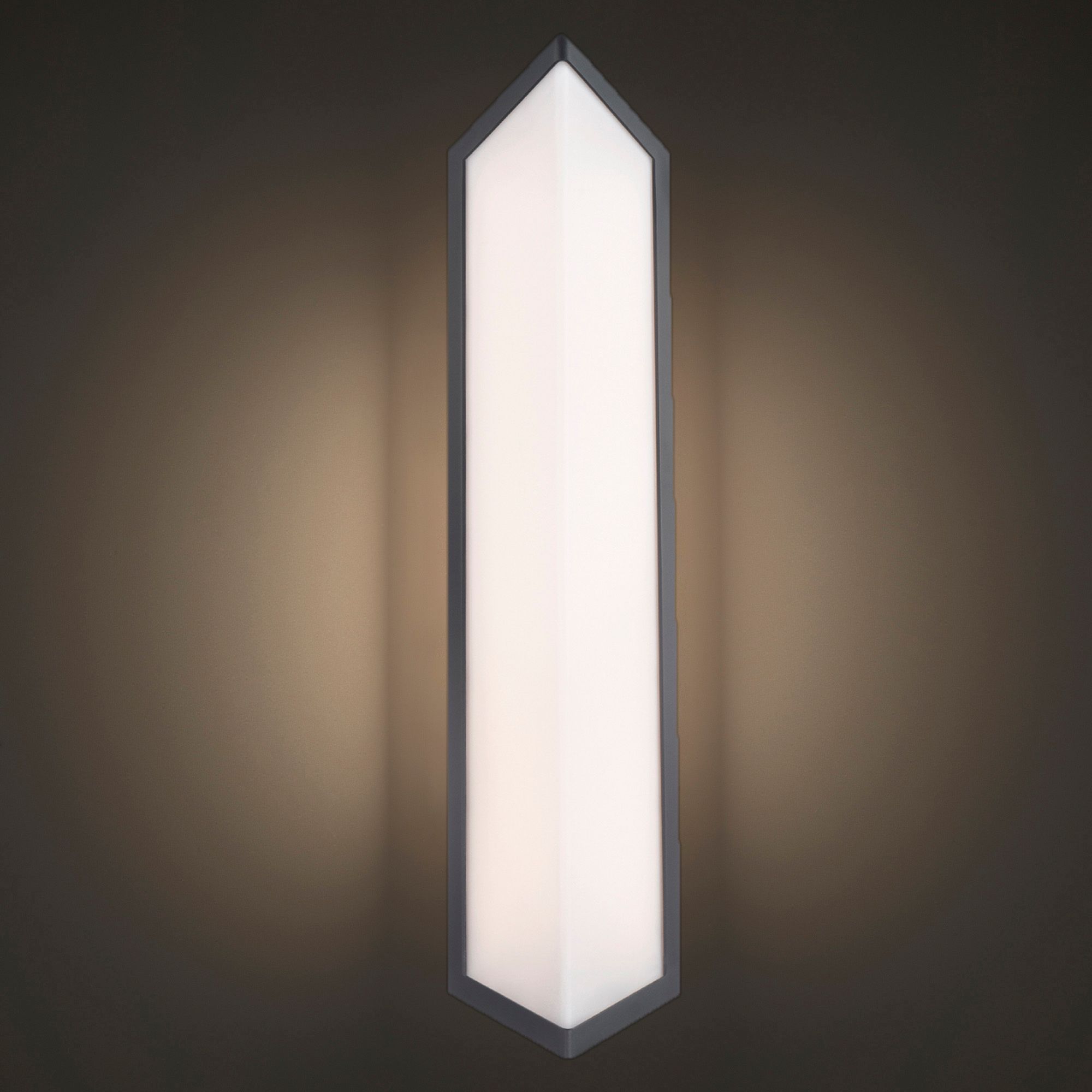 Image 4 Corte 24"H x 5.5"W 1-Light Outdoor Wall Light in Black more views