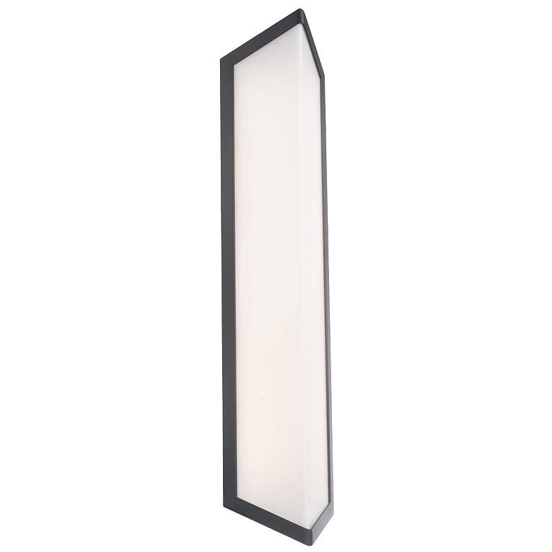 Image 1 Corte 24 inchH x 5.5 inchW 1-Light Outdoor Wall Light in Black