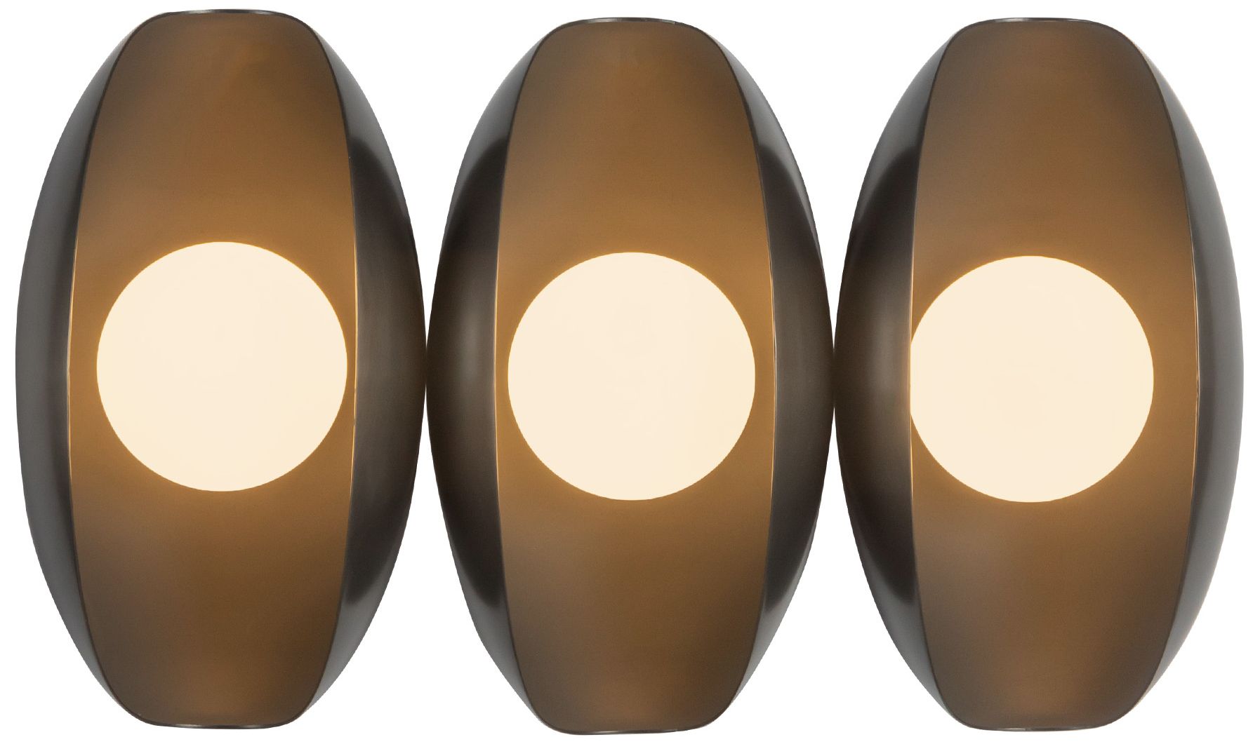 Image 2 Cortez 16-in Urban Bronze dimmable LED Wall/Vanity Light