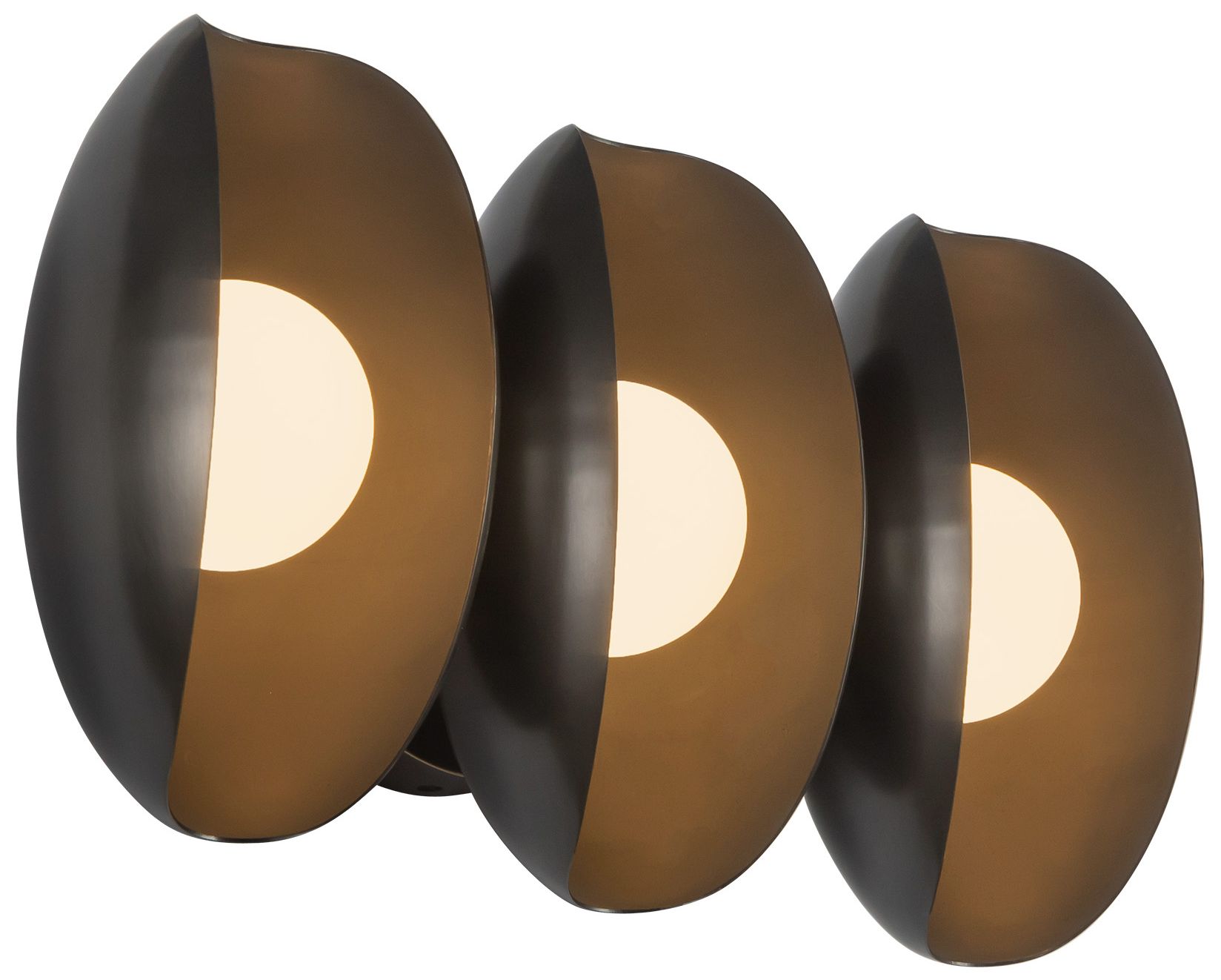 Image 3 Cortez 16-in Urban Bronze dimmable LED Wall/Vanity Light more views