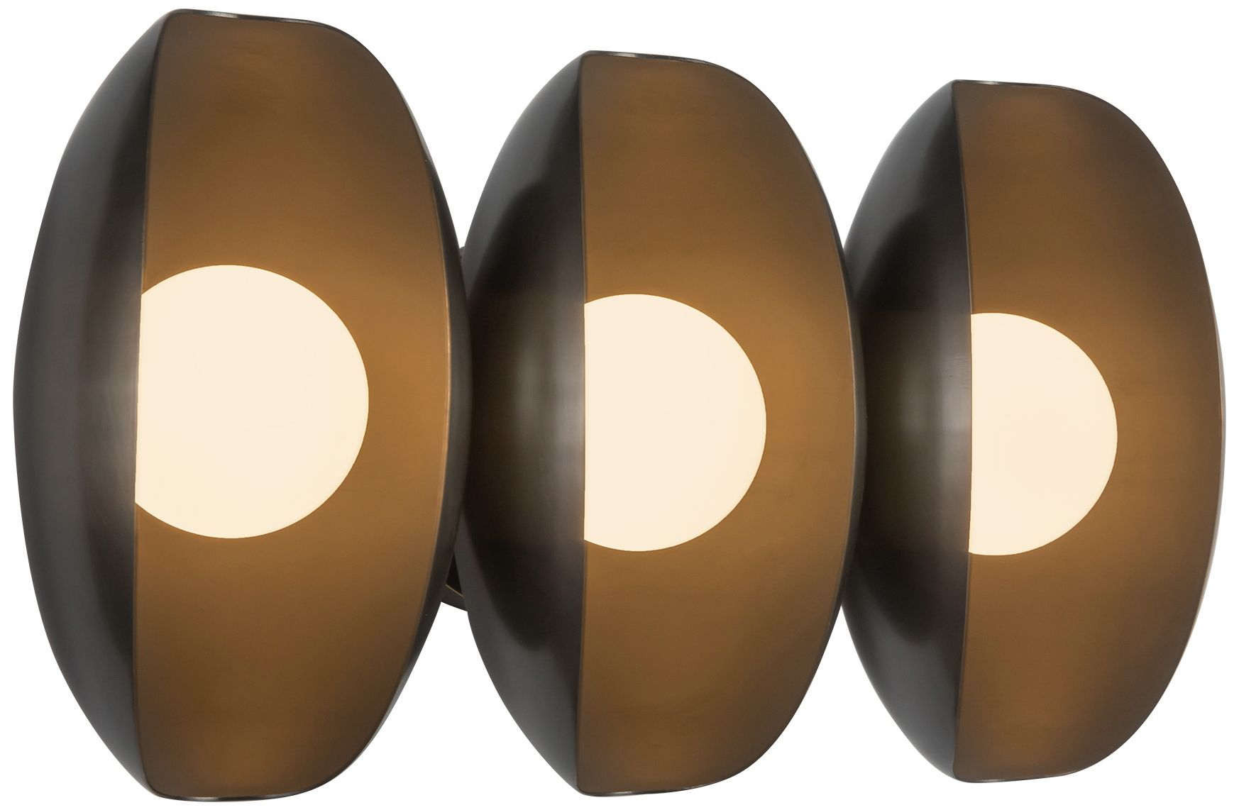 Image 6 Cortez 16-in Urban Bronze dimmable LED Wall/Vanity Light more views