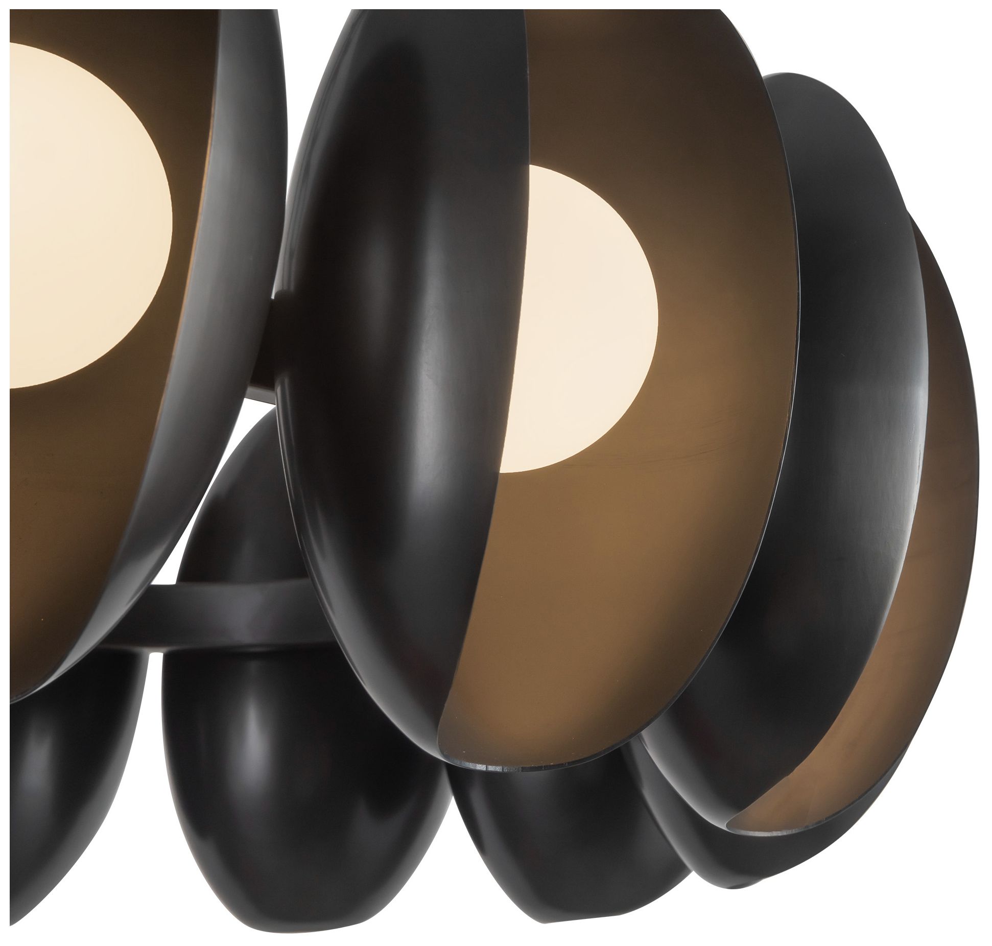 Image 4 Cortez 25-in Urban Bronze dimmable LED Chandelier more views