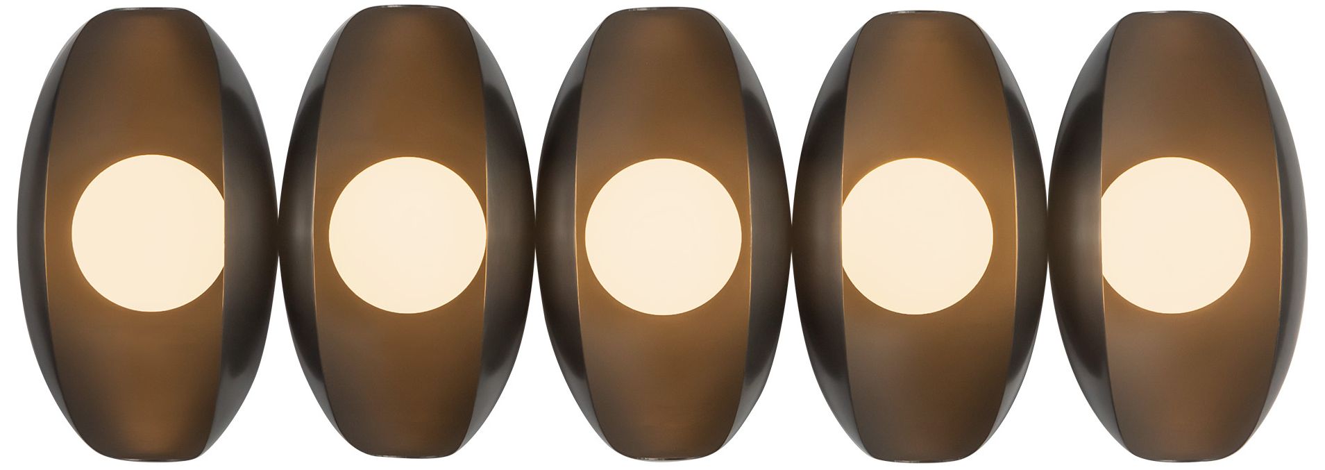 Cortez 26-in Urban Bronze dimmable LED Wall/Vanity Light