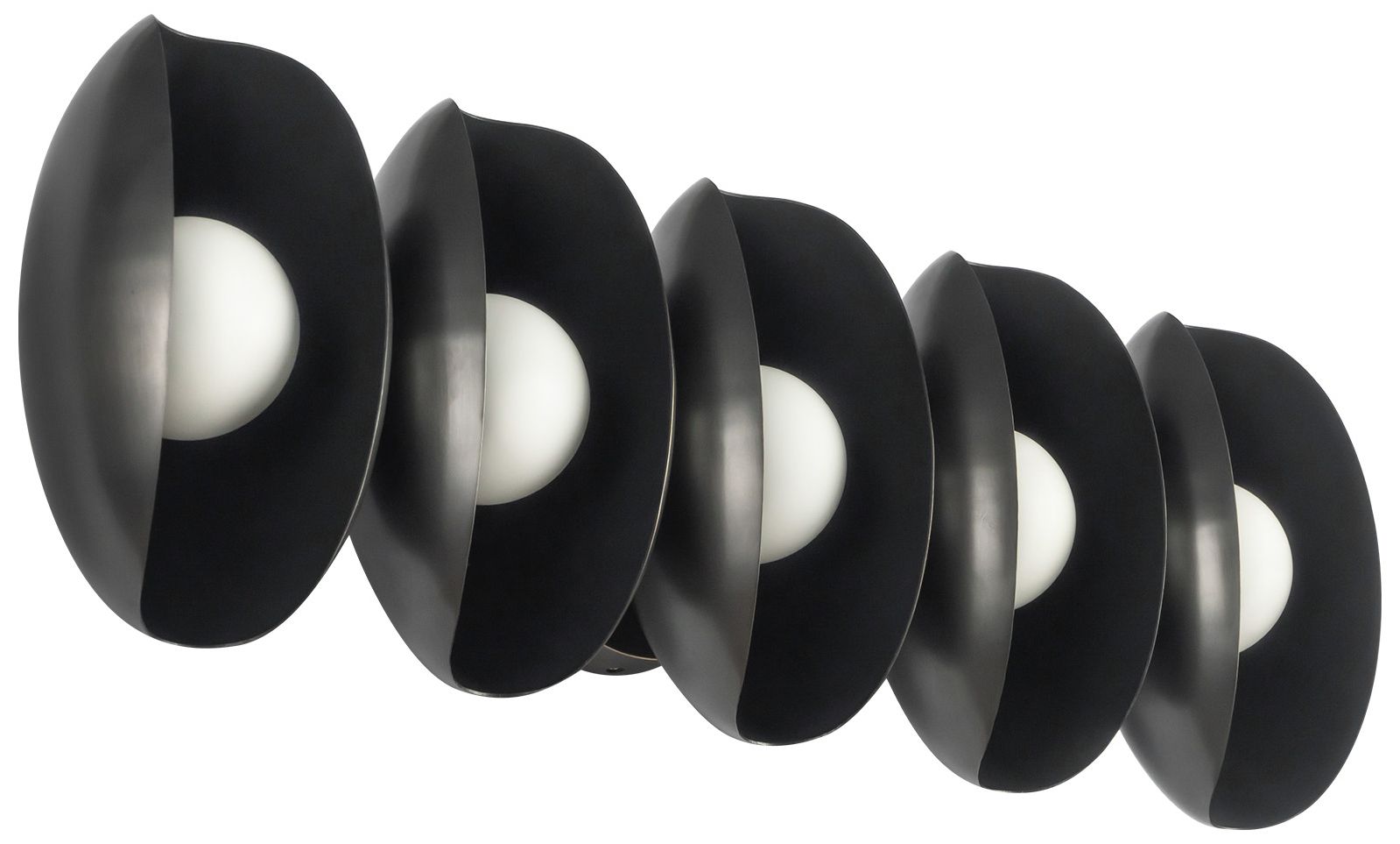 Image 4 Cortez 26-in Urban Bronze dimmable LED Wall/Vanity Light more views