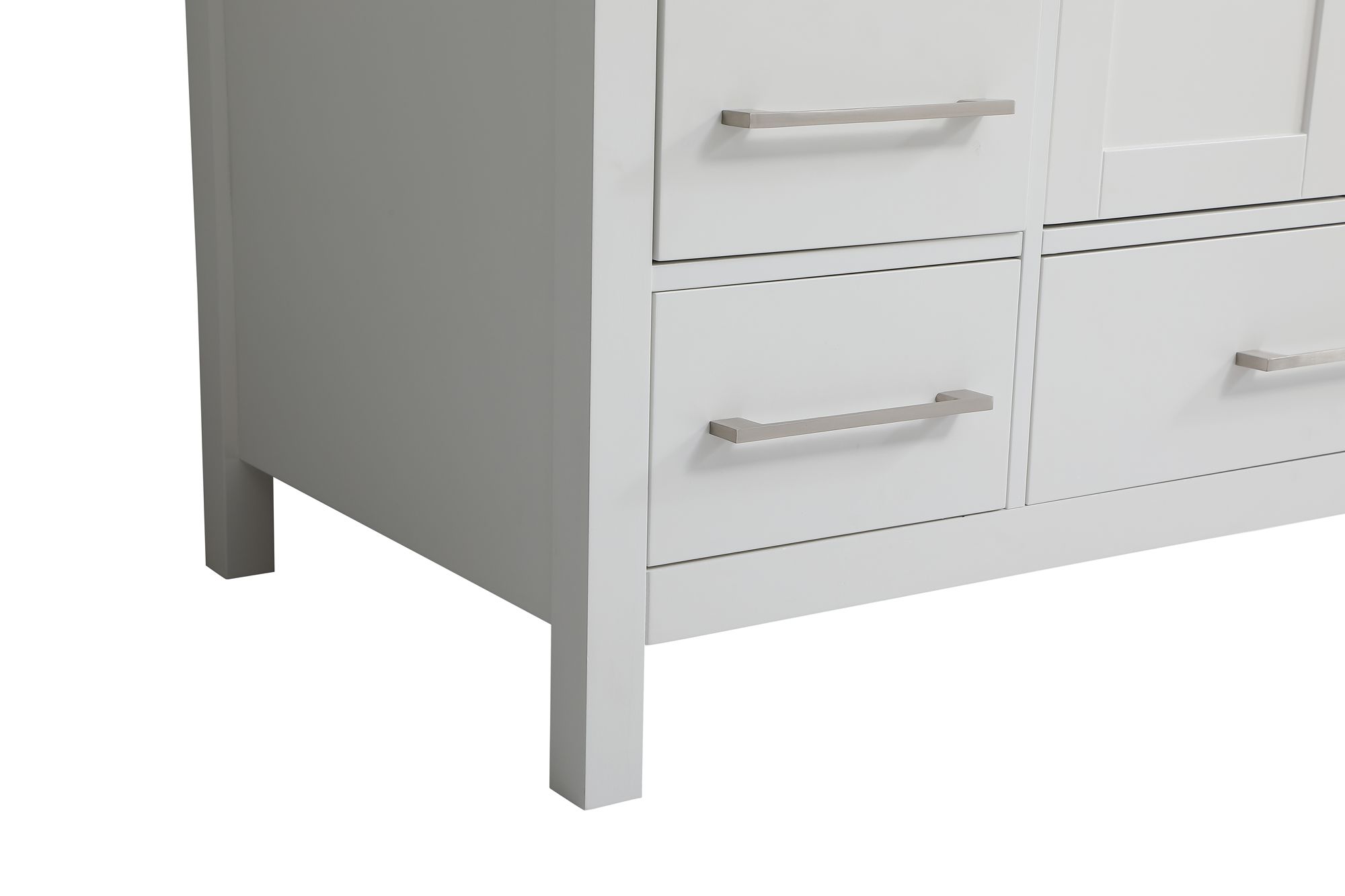 Cortez 48"W 2-Door Calacatta White Single Sink Vanity in scene