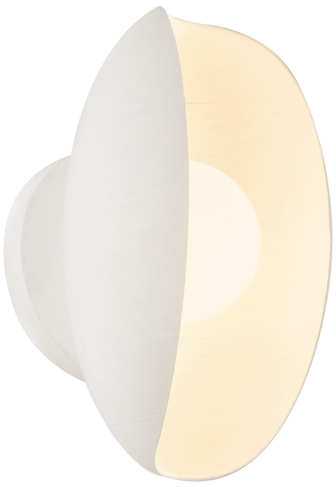 Image 3 Cortez 5-in Antique White dimmable LED Wall/Vanity Light more views