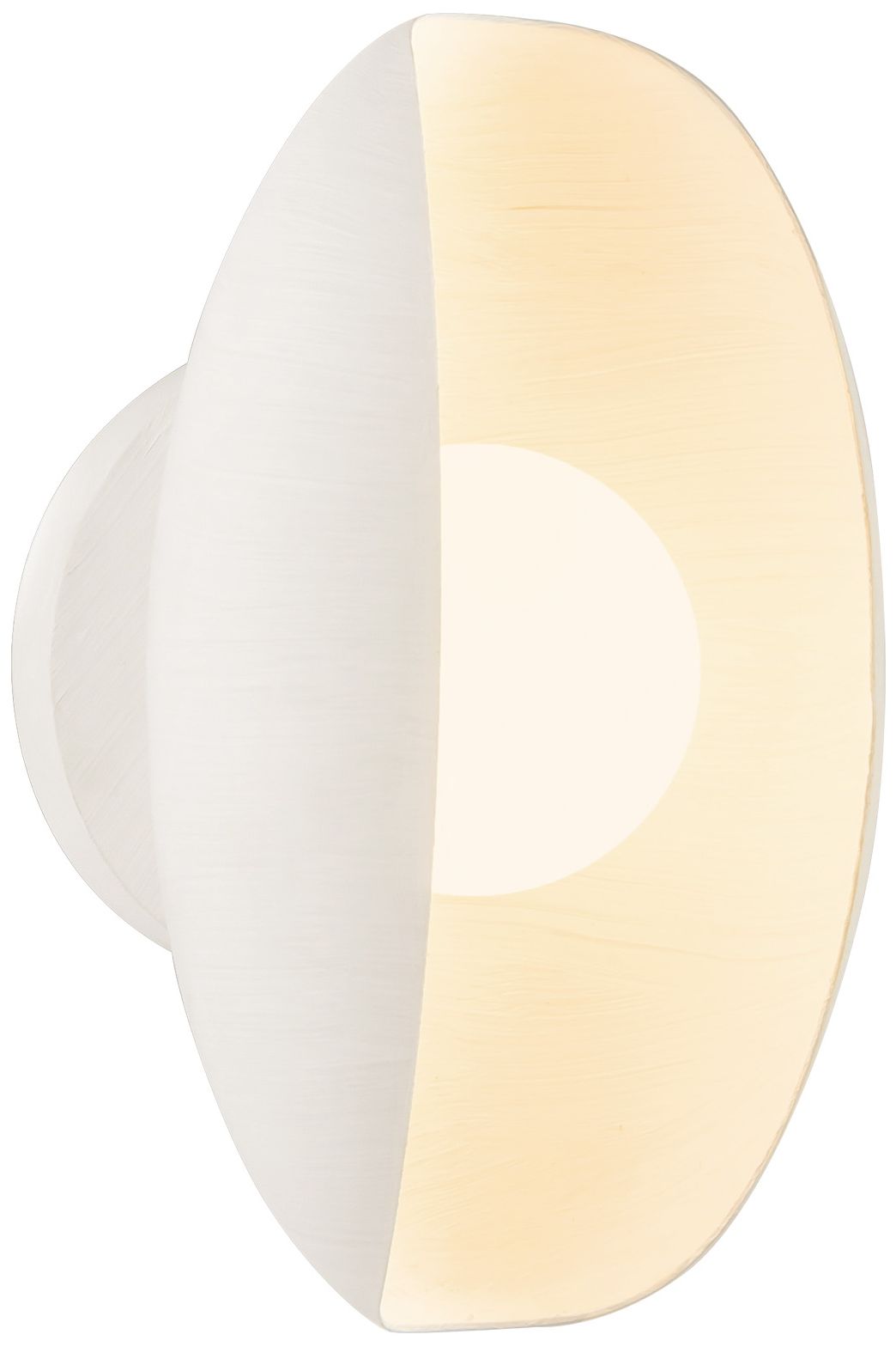 Image 6 Cortez 5-in Antique White dimmable LED Wall/Vanity Light more views