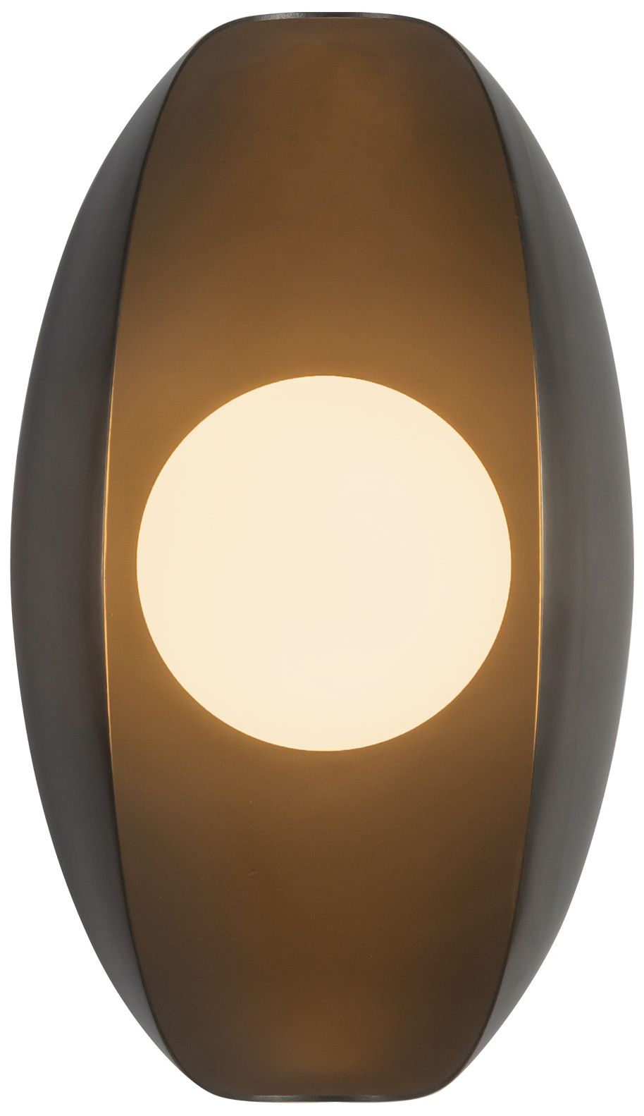 Cortez 5-in Urban Bronze dimmable LED Wall/Vanity Light