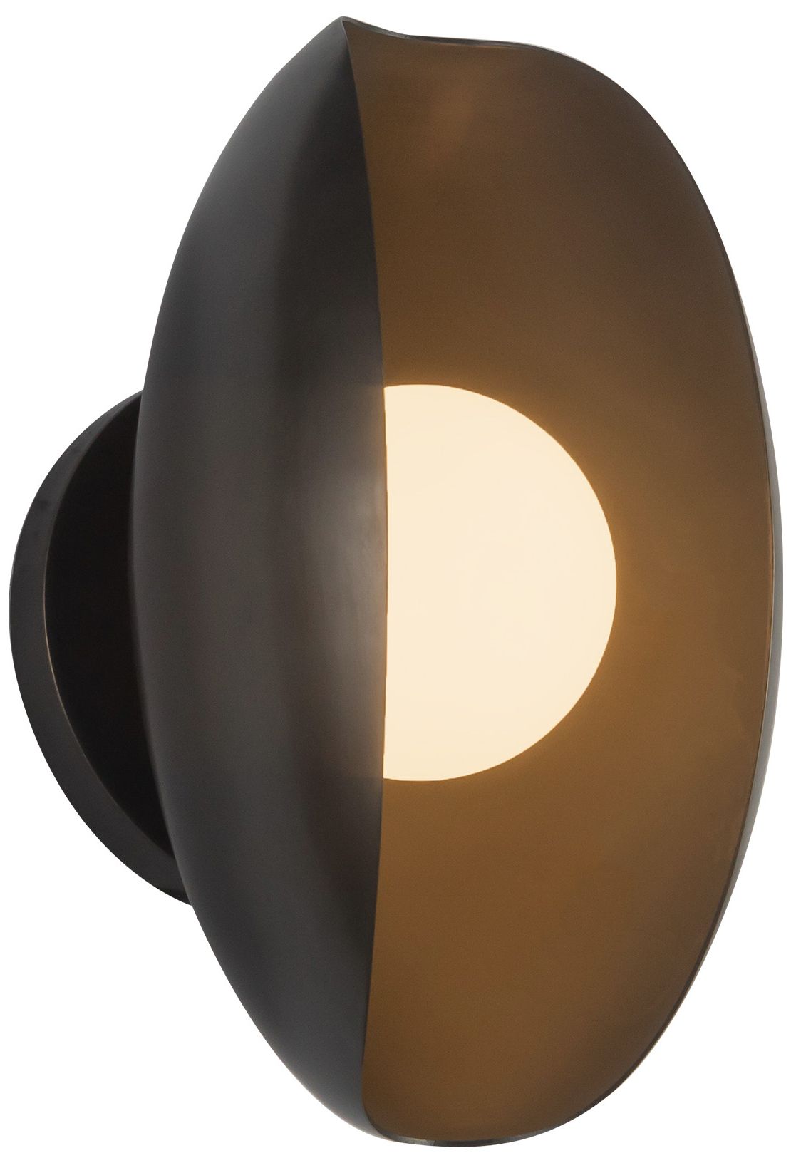 Image 3 Cortez 5-in Urban Bronze dimmable LED Wall/Vanity Light more views