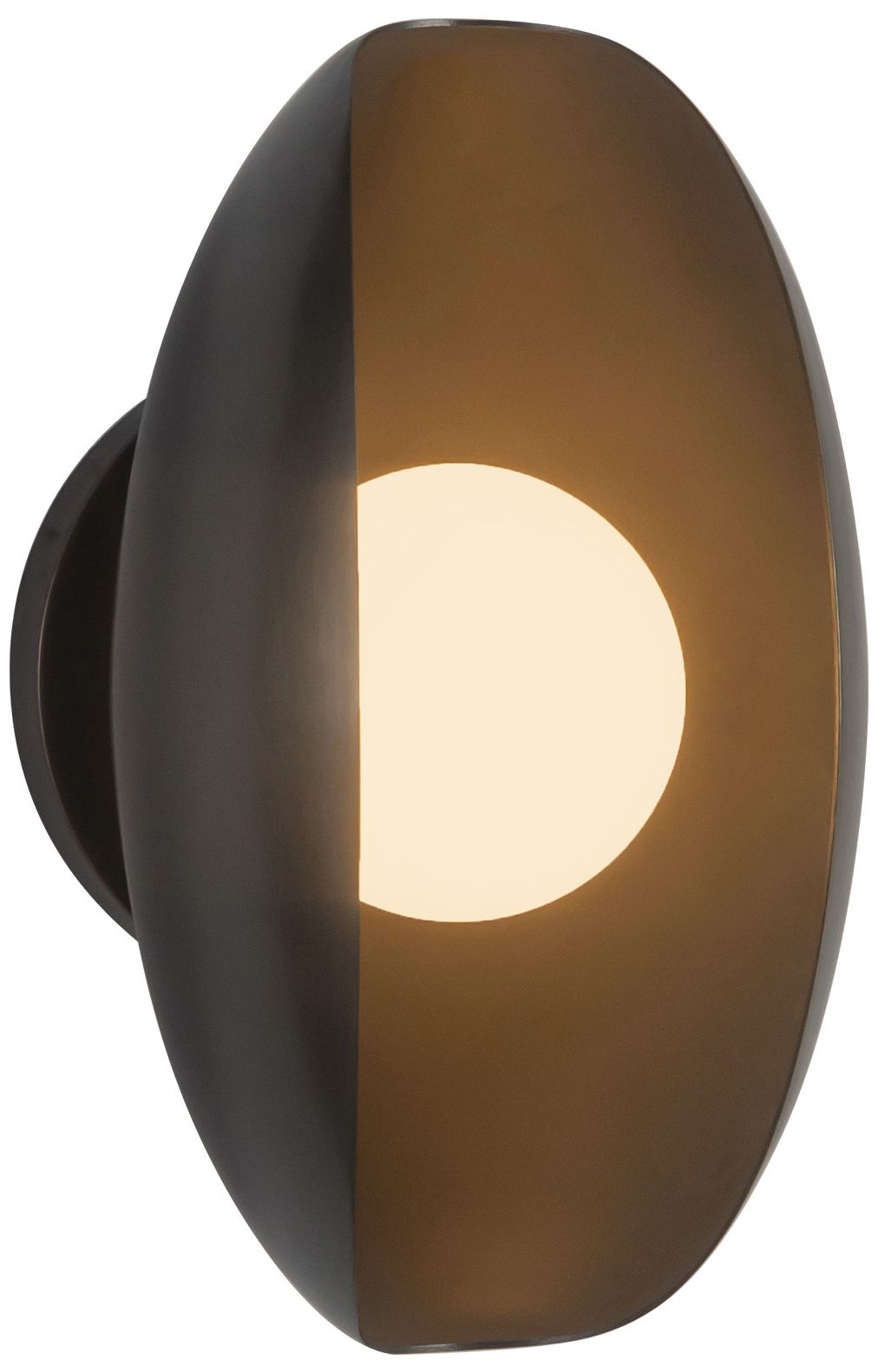 Image 6 Cortez 5-in Urban Bronze dimmable LED Wall/Vanity Light more views