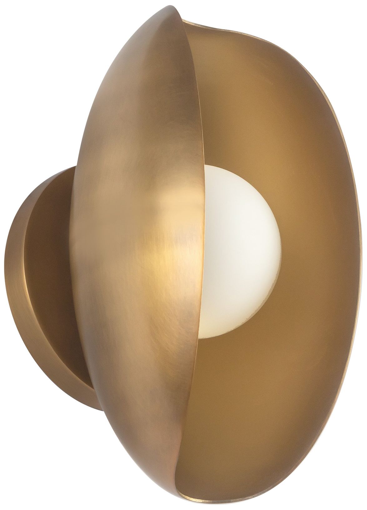Image 4 Cortez 5-in Vintage Brass dimmable LED Wall/Vanity Light more views