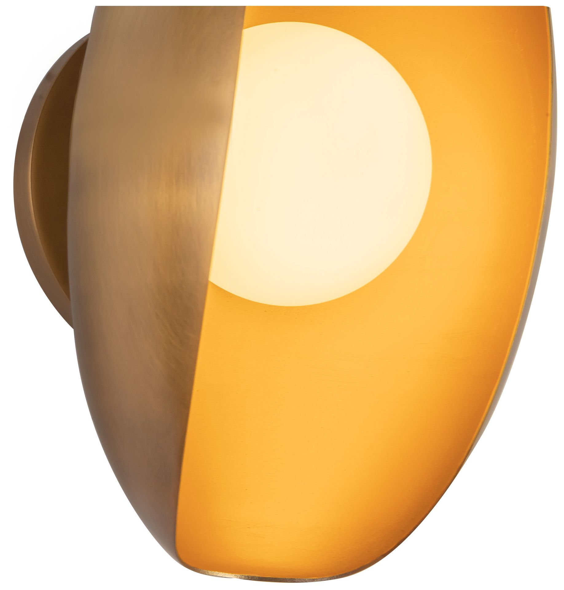 Image 5 Cortez 5-in Vintage Brass dimmable LED Wall/Vanity Light more views