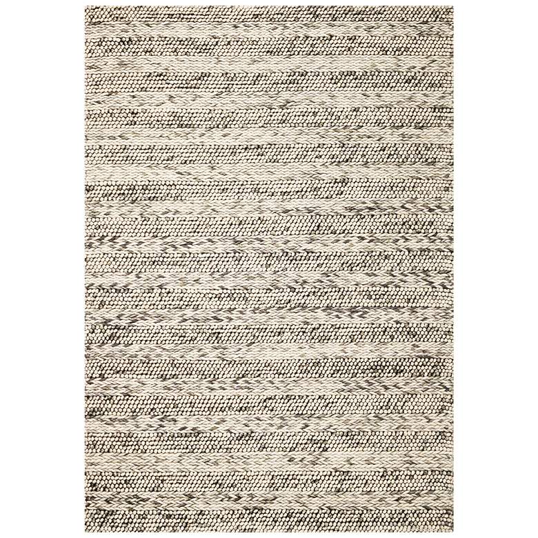 Image 2 Cortico 6152 5&#39;x7&#39; Gray Heather Wool Area Rug