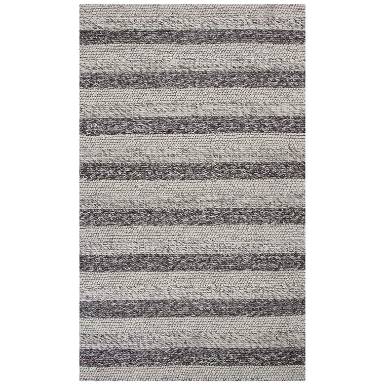 Image 2 Cortico 6158 5&#39;x7&#39; Gray and White Landscape Wool Area Rug