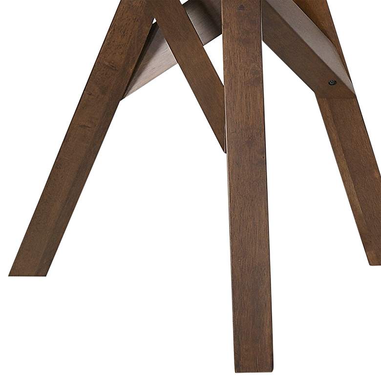 Image 4 Cortina 79" Wide Mid-Century Walnut Rectangular Dining Table more views