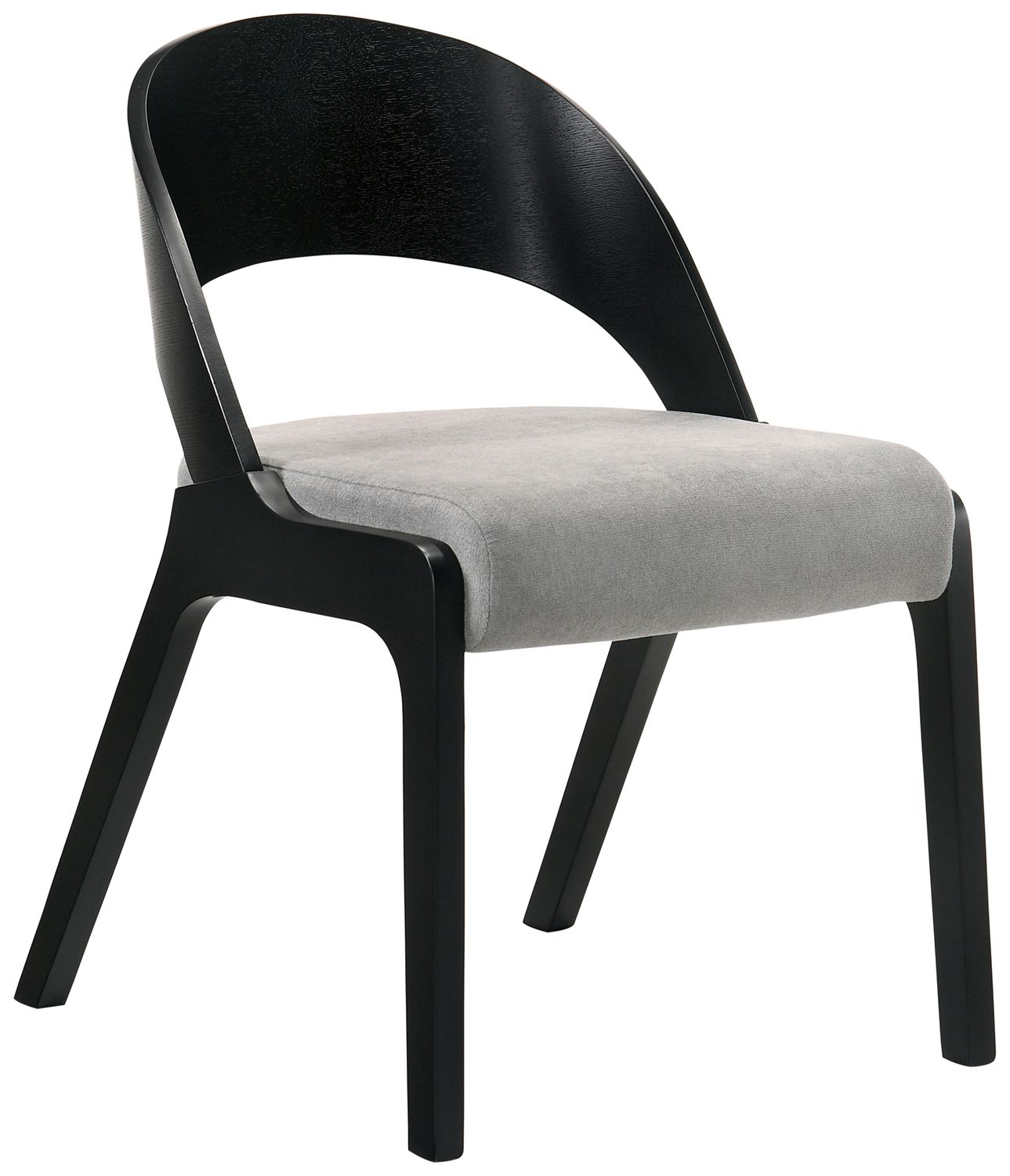 Image 3 Cortina and Polly 5 Piece Rectangular Dining Set in Black Mdf, Rubberwood more views