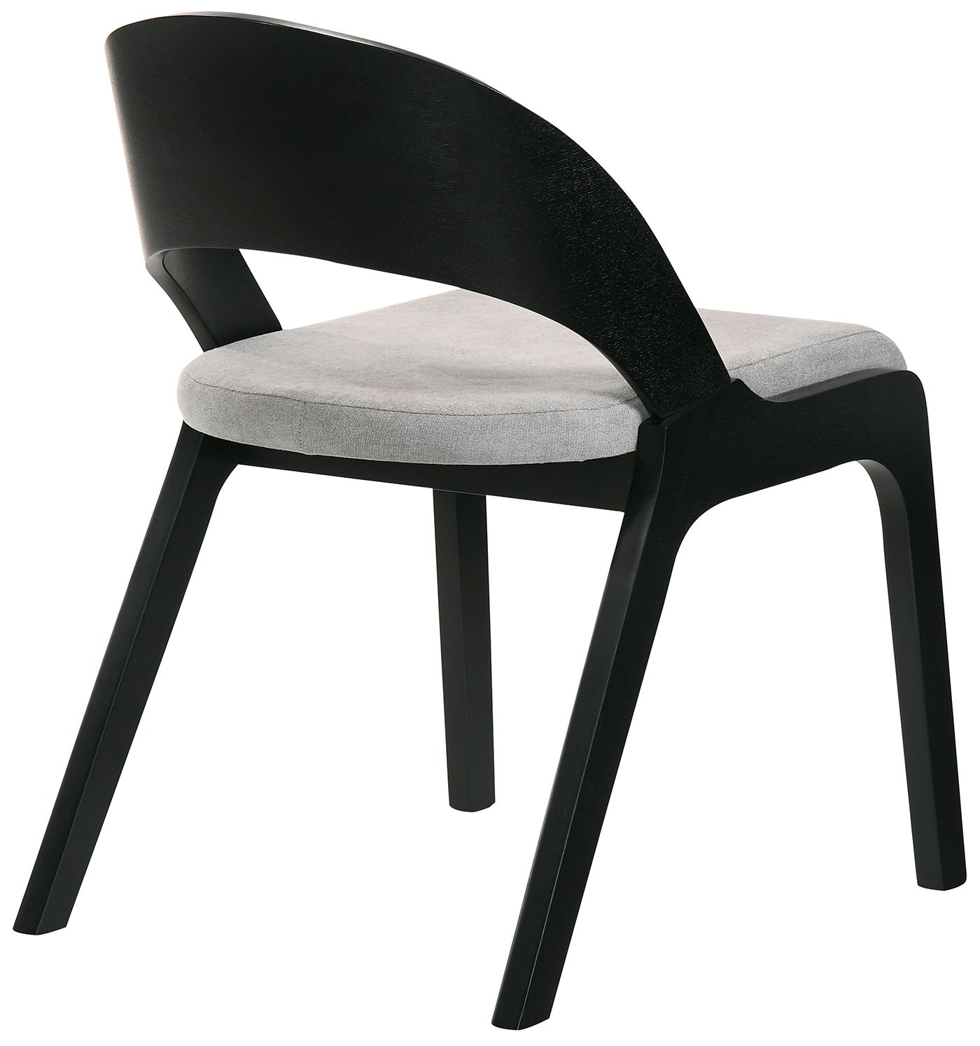 Image 5 Cortina and Polly 5 Piece Rectangular Dining Set in Black Mdf, Rubberwood more views