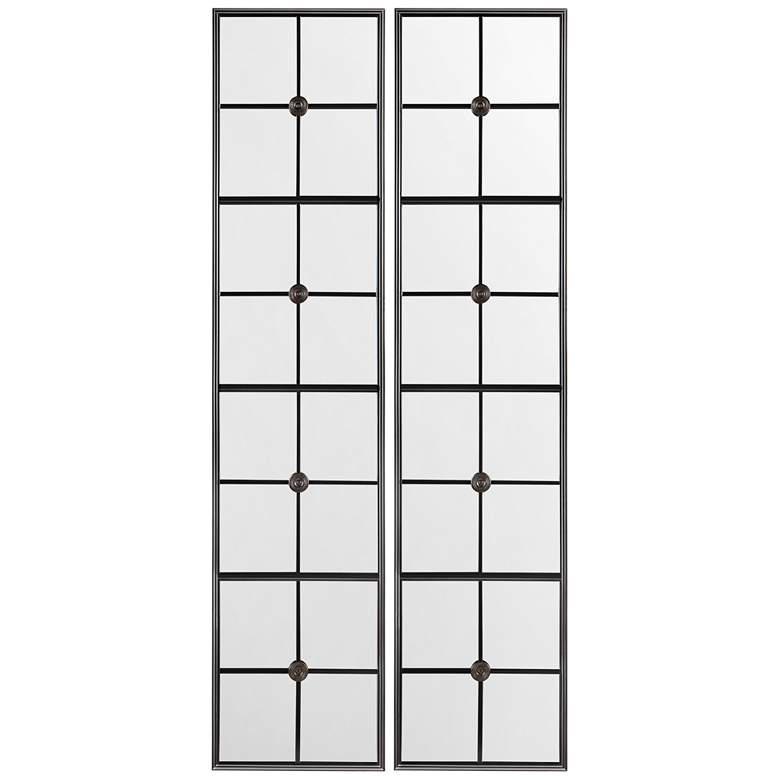 Image 1 Cortland Wall Mirror Set of Two - Black