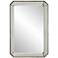 Cortona Mottled Antiqued Silver 26" x 38" Vanity Wall Mirror