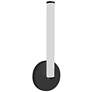 1_Corvette 12" High Matte Black 8W LED Wall Sconce