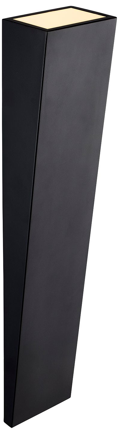 Image 3 Corwin 28" High Matte Black LED Outdoor Wall Sconce more views
