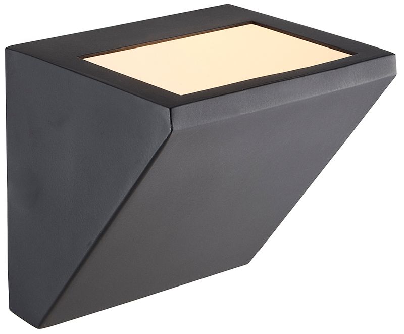 Image 2 Corwin 4.5" High Matte Black LED Outdoor Wall Sconce more views