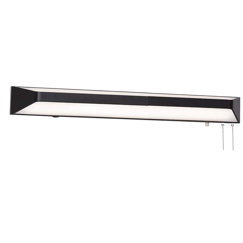 Image 2 Cory 36" Wide Black LED Overbed