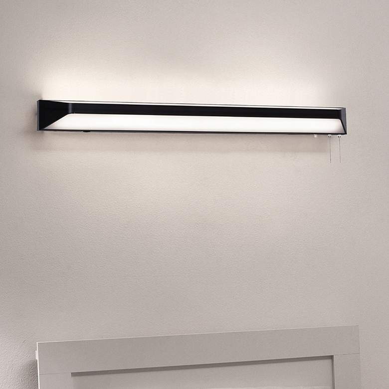 Image 1 Cory 36" Wide Black LED Overbed