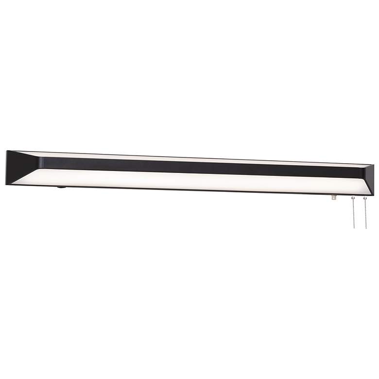 Image 2 Cory 48" Wide Black LED Overbed