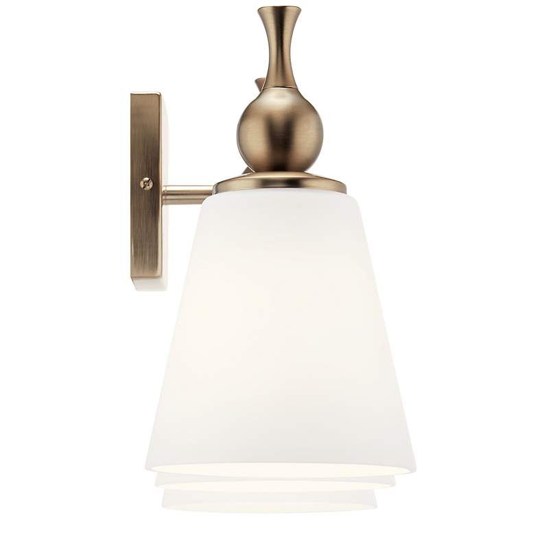 Image 4 Cosabella 24"W Champagne Bronze 3-Light Vanity Bath Light more views