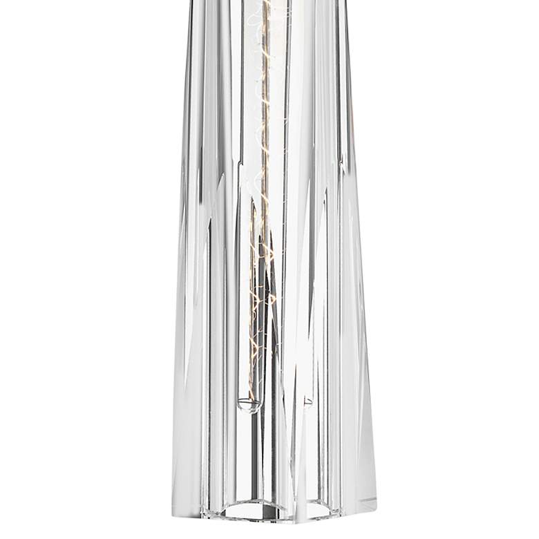 Image 2 Cosette 21" High Brass Wall Sconce with Clear Glass Shade more views