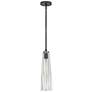 5_Cosette 5" Wide Black Oxide Clear Crystal Mini Pendant more views