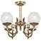 Cosgrove 21" Wide Antique Brass 4-Light Ceiling Light