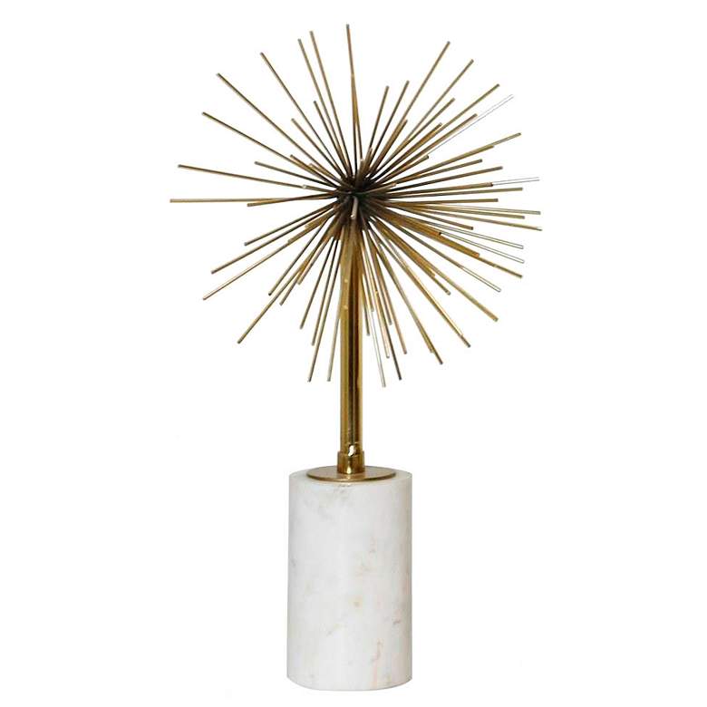 Image 1 Cosmic 7.5" Wide Gold Marble Base Statue