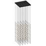 1_Cosmic Cube 20.5"W 100.L Espresso Black LED Chandelier-Clear 3000/120"C