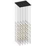 1_Cosmic Cube 20.5"W 100.L Espresso Black LED Chandelier-White 2700/240"C
