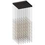 1_Cosmic Cube 30"W 245.L Espresso Black LED Chandelier-Clear 2200/120" Cable