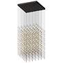1_Cosmic Cube 30"W 245.L Espresso Black LED Chandelier-White 3000/240" Cable