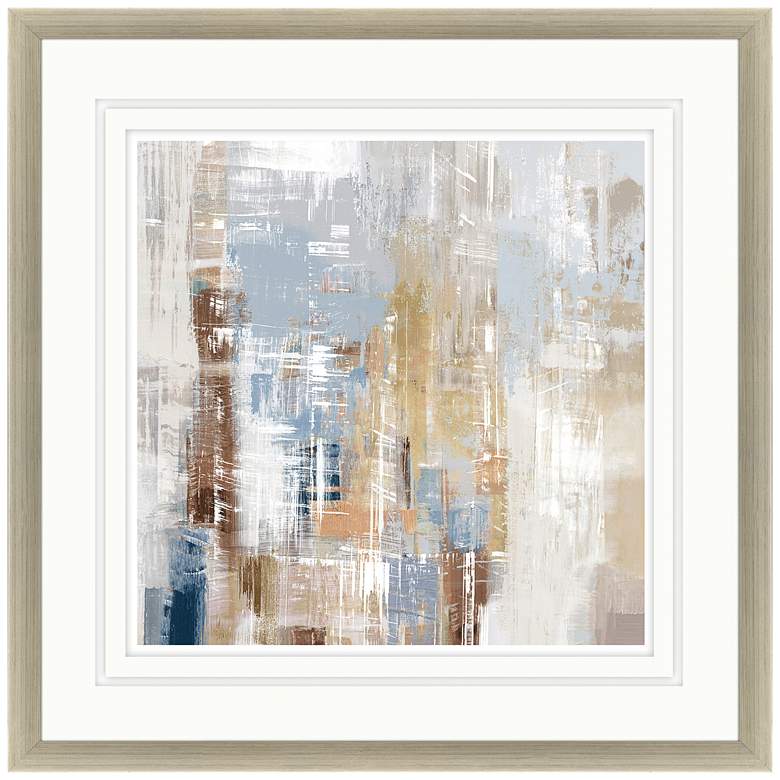 Image 2 Cosmic Rush 41" Square Giclee Framed Wall Art