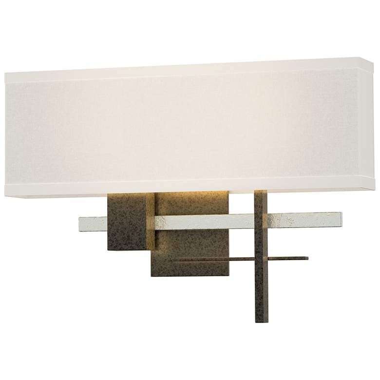 Image 1 Cosmo 11.3"H Vintage Platinum Accented Natural Iron Sconce w/ Anna Sha