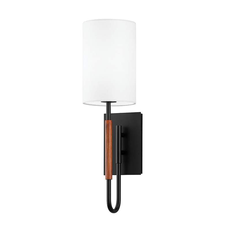 Image 3 Cosmo 21" High Soft Black Wall Sconce