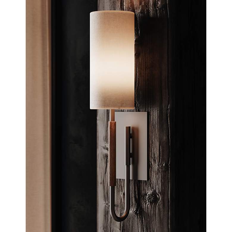 Image 2 Cosmo 21" High Soft Black Wall Sconce