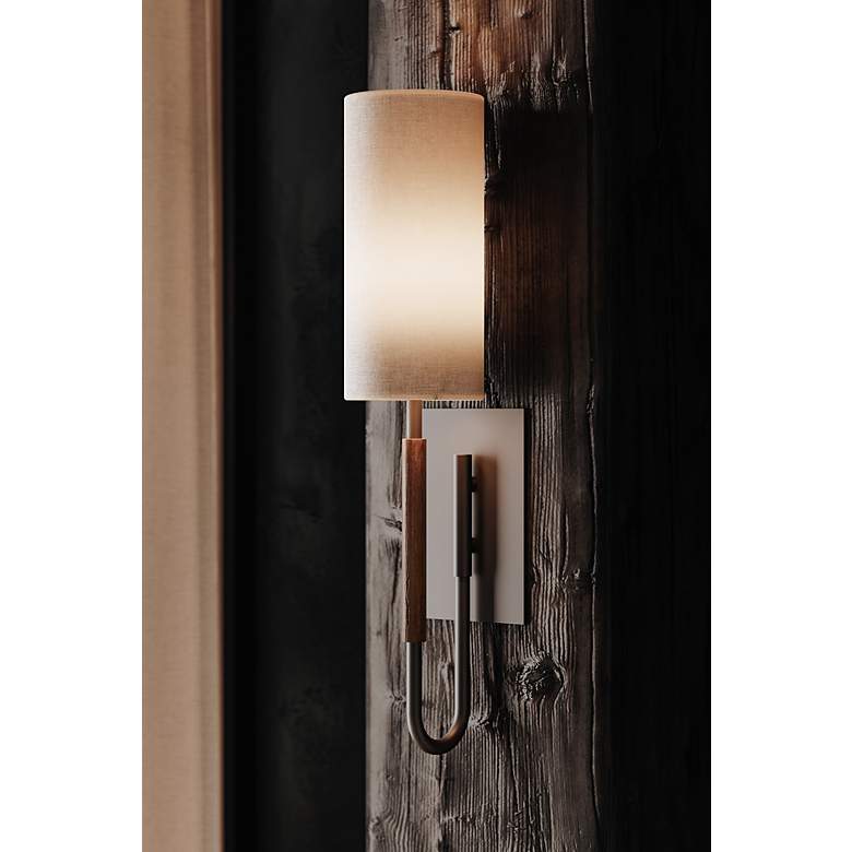 Image 4 Cosmo 21" High Soft Black Wall Sconce more views