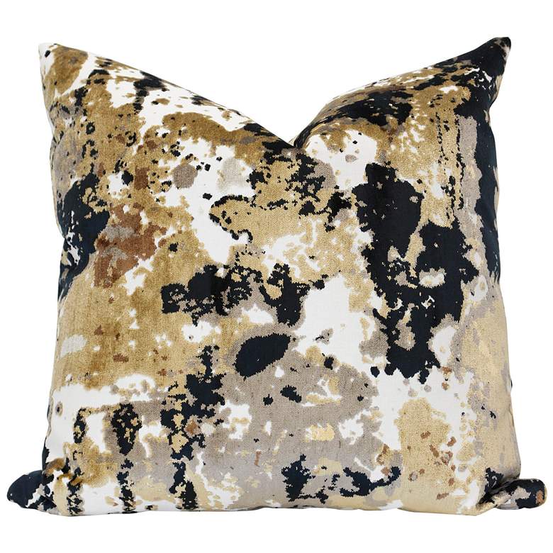 Image 1 Cosmo 24 inch x 24 inch Abstract Textured Down Feather Pillow