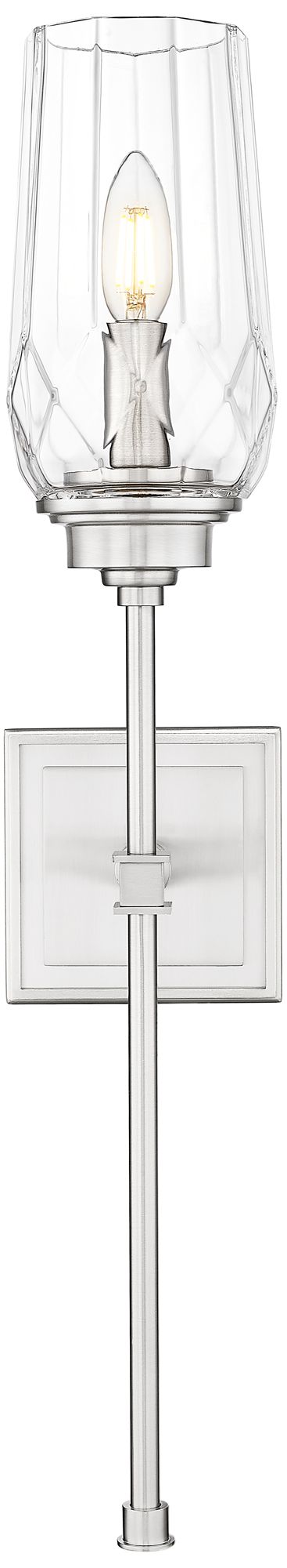 Image 4 Cosmo by Z-Lite Brushed Nickel 1 Light Wall Sconce more views