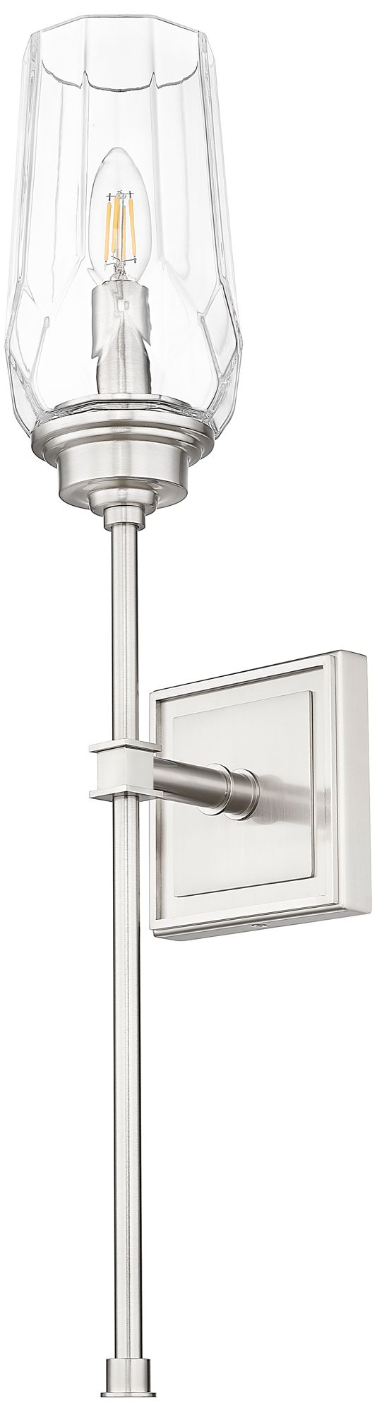 Image 7 Cosmo by Z-Lite Brushed Nickel 1 Light Wall Sconce more views