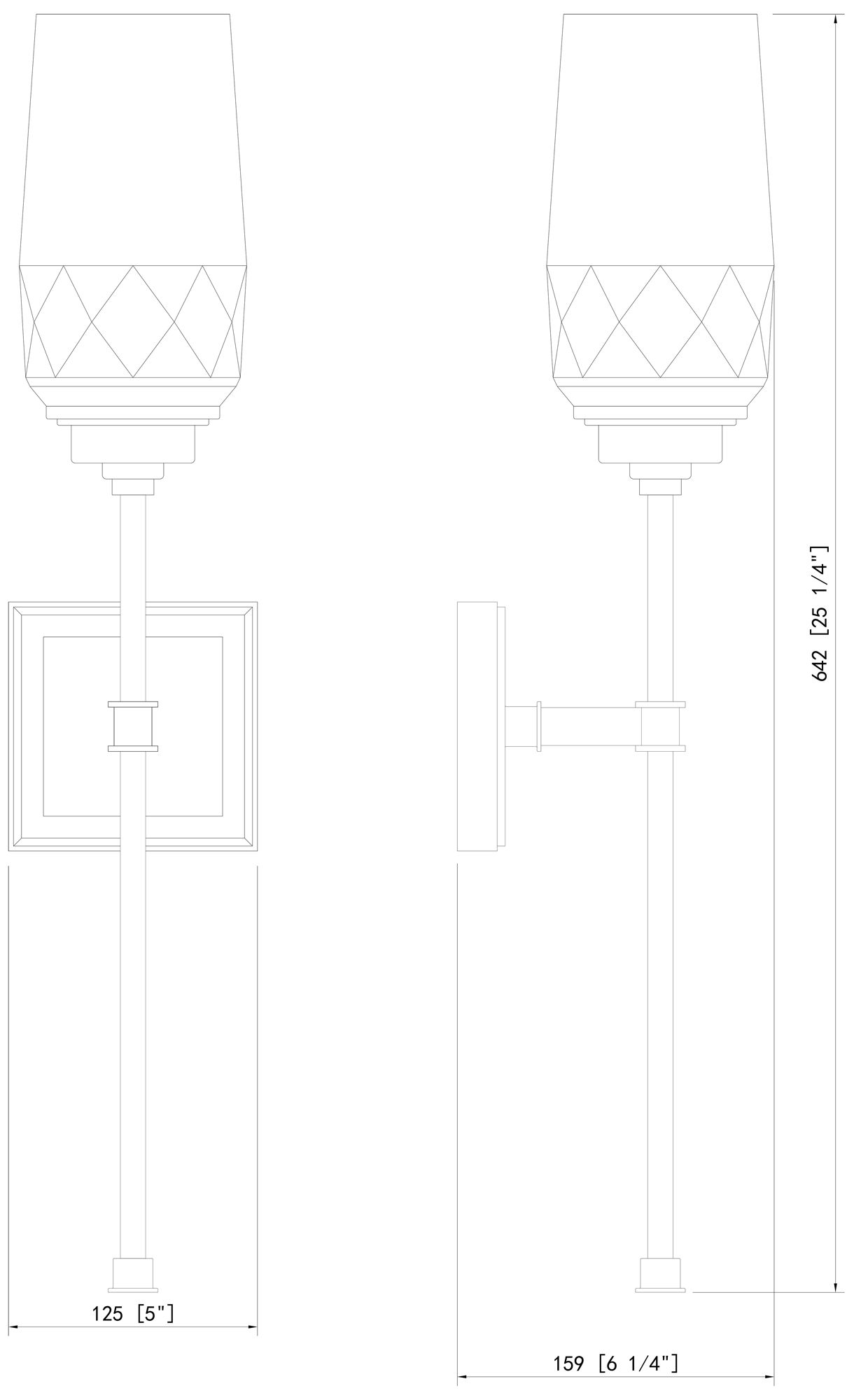 Cosmo by Z-Lite Matte Black 1 Light Wall Sconce