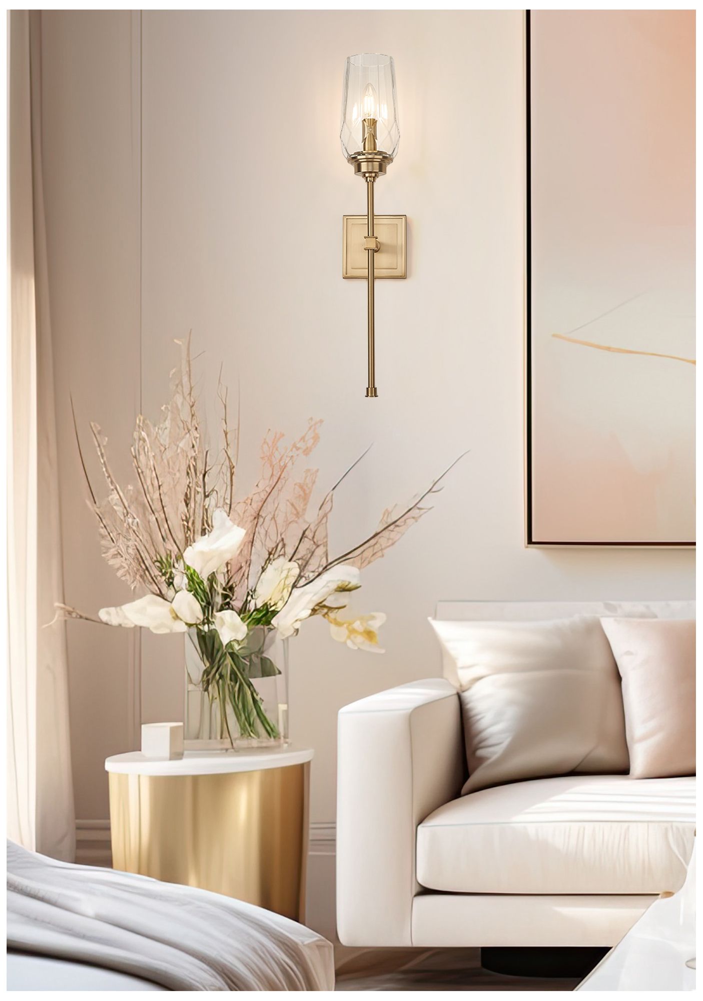 Image 2 Cosmo by Z-Lite Modern Gold 1 Light Wall Sconce more views