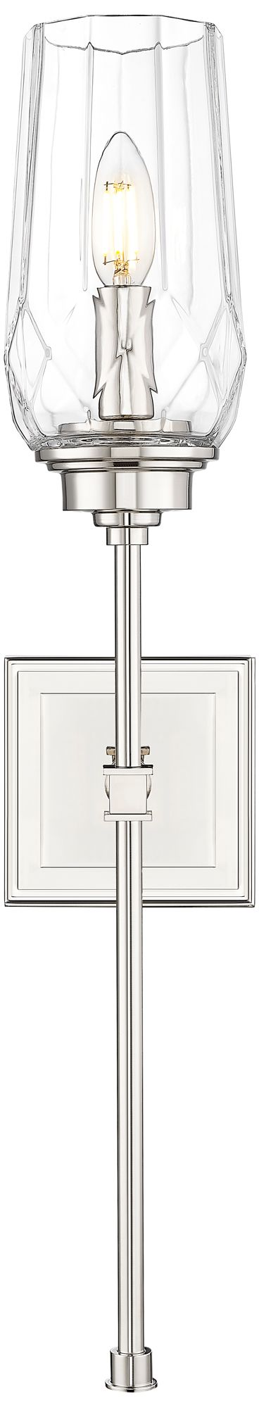 Image 4 Cosmo by Z-Lite Polished Nickel 1 Light Wall Sconce more views